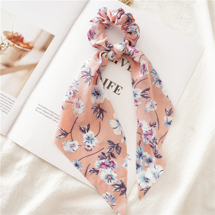 Wholesale Floral Fabrics Large Intestine Hair Bands